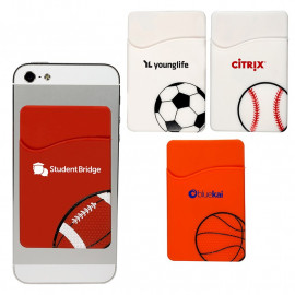 Product: SPORT-THEMED SILICONE PHONE POCKETS