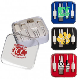 Product: 3-IN-1 CHARGING CABLE IN SQUARE CASE