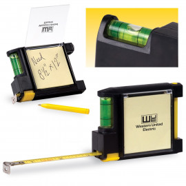 Product: TAPE MEASURE WITH LEVEL & STICKY PAD