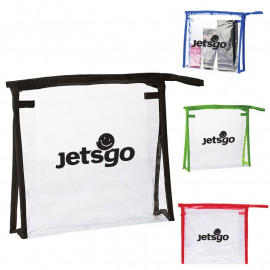 Product: QUART SIZE PVC TRAVEL AMENITIES CASE