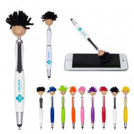 Product: MULTICULTURAL MOPTOPPERS® SCREEN CLEANER WITH STYLUS PEN (TAN SKIN COLOR)