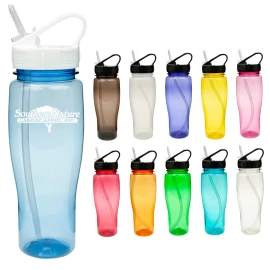 Product: 24 oz Tranlucent Contour Bike Bottle (Sport Tip Lid)