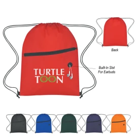 Product: Non-Woven Hit Sports Pack With Front Zipper - Clearance (Natural Only)