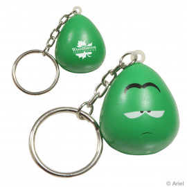 Product: Apathetic Mood Maniac Stress Reliever Key Chain