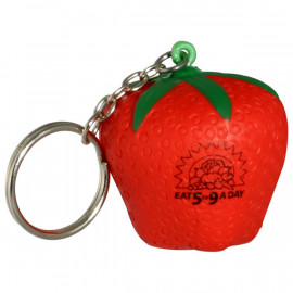 Product: Strawberry Stress Reliever Key Chain