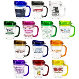 Product: Lakeshore 12 oz Tritan® Mug with Translucent Handle + Lid