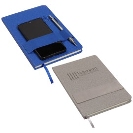 Product: Council Textured Journal with Phone + Pen Holder