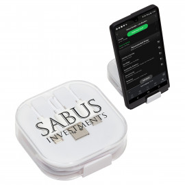 Product: Trio 3-in-1 Charging Cable with Built-In Phone Stand