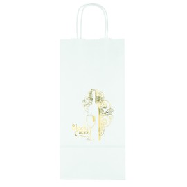 Product: White Kraft Vino - 6W x 3¼ x 13H