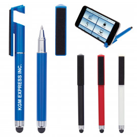 Product: STYLUS PEN WITH PHONE STAND AND SCREEN CLEANER