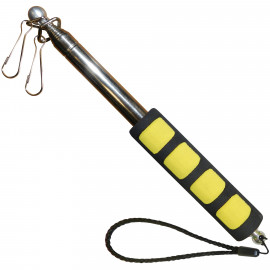 Product: Handheld Telescopic Flagpole - Yellow Handle