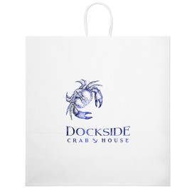 Product: White Kraft Duke - 18W x 7 x 18¾H