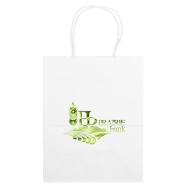 Product: White Kraft Mini - 7¾W x 4¾ x 9¾H
