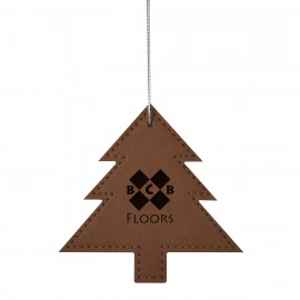 Product: LEATHERETTE ORNAMENT - TREE