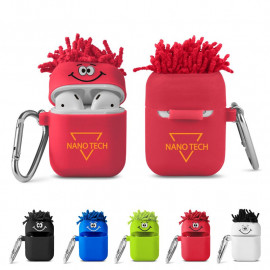 Product: MOPTOPPERS® SILICONE EARBUD CASE WITH CARABINER