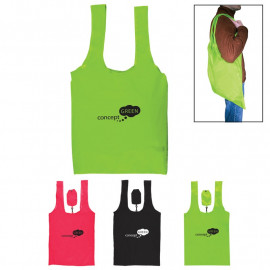 Product: JUMBO FOLDING POLYESTER GROCERY TOTE
