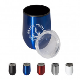 Product: 12 OZ. BUDGET STEMLESS WINE TUMBLER WITH LID