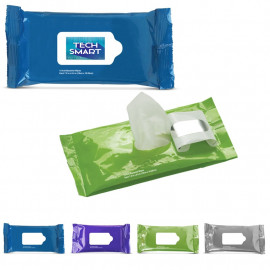 Product: ANTIBACTERIAL WET WIPES IN POUCH- 15 PC