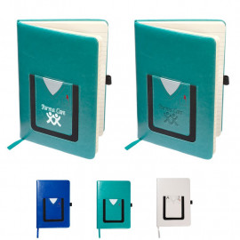 Product: LEEMAN™ MEDICAL THEME JOURNAL BOOK WITH CELL PHONE POCKET