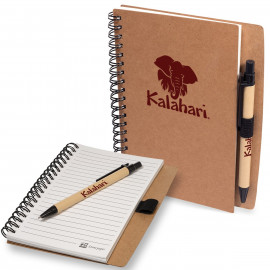 Product: STONE PAPER SPIRAL NOTEBOOK WITH PEN COMBO