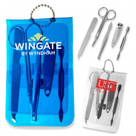 Product: TRANSLUCENT 5-PIECE MANICURE POUCH