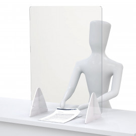Product: ¼" LARGE DISTANCING BARRIER WITH ACRYLIC LEGS