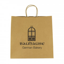 Product: KRAFT PAPER BROWN SHOPPING BAG - 10" X 10"