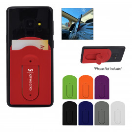 Product: SILICONE VENT PHONE WALLET WITH STAND