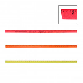 Product: FLUORESCENT COLORFUL ENAMELED YARDSTICK