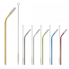 Product: BENT STAINLESS STEEL STRAW
