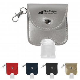 Product: 1 OZ. HAND SANITIZER WITH LEATHERETTE POUCH