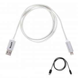 Product: 2-IN-1 TOUCH ACTIVATED LIGHT UP CHARGING CABLE
