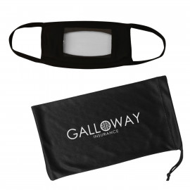 Product: Anti-Fog Window Mask & Mask Pouch With Antimicrobial Additive