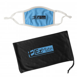 Product: ADJUSTABLE 3-PLY COOLING MASK & MASK POUCH WITH ANTIMICROBIAL ADDITIVE