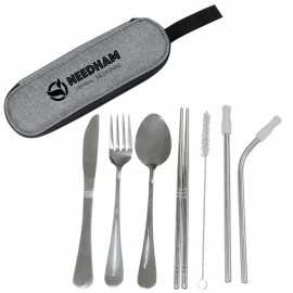 Product: STAINLESS STEEL CUTLERY SET IN POUCH
