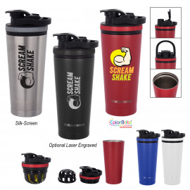 Product: 26 Oz. Stainless Steel Ice Shaker Bottle