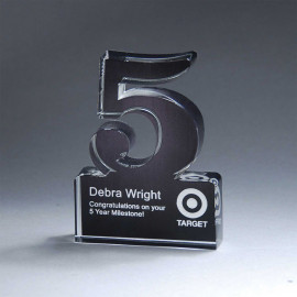 Product: Freestanding 5 Year Anniversary Award