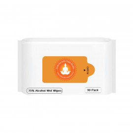 Product: 30 Ct. Alcohol Antibacterial Wet Wipe Packet