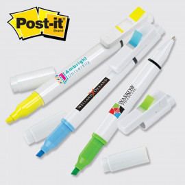 Product: Post-it ® Custom Printed Flag+ Pen and Highlighter Comb