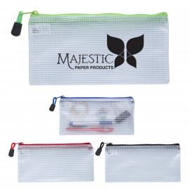 Product: Clear Zippered Pencil Pouch