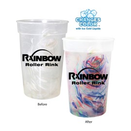 Product: Mood 16 oz. Rainbow Confetti Cup