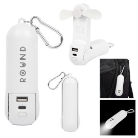 Product: RECHARGEABLE POWER BANK WITH FAN & FLASHLIGHT
