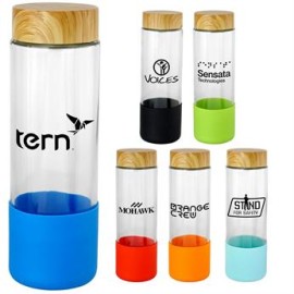 Product: BAMBOO 22 OZ. GLASS GRIP BOTTLE
