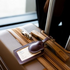Product: Leather AirTag Luggage Tag