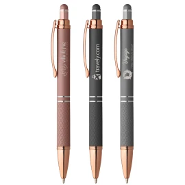 Product: Phoenix Softy Rose Gold Metallic Pen w/ Stylus