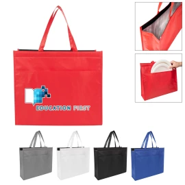 Product: MATTE COOLER TOTE BAG WITH 100% RPET MATERIAL