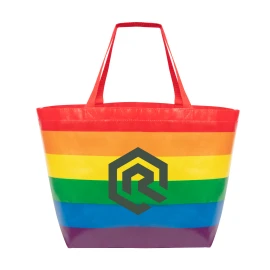 Product: RAINBOW LAMINATED NON-WOVEN TOTE BAG