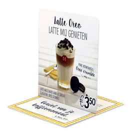 Product: STICK'N GLIDE TABLE TOPPER DISPLAY 4 1/10" X 5 4/5"