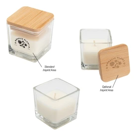 Product: MINI CANDLE WITH BAMBOO LID