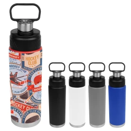 Product: 24 OZ. FULL COLOR STAINLESS STEEL LEIGHTON BOTTLE
